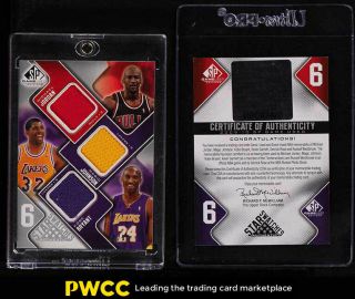 2009 Sp Game Michael Jordan Kobe Bryant Magic Johnson Patch /99,  (pwcc)