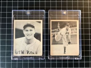 1939 Play Ball 29 John Wilson Boston Red Sox & 34 Frank Demaree Ny Giants Ex
