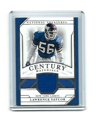 2018 National Treasures Century Materials Lawrence Taylor Jersey Relic 9/99
