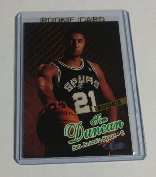 R13,  797 - Tim Duncan - 1997/98 Fleer Ultra - Rookie Card - 131 - Spurs -