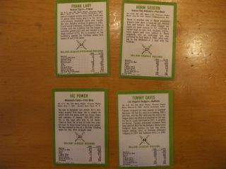 seven 1963 Fleer ten 1960 Sports Novelties Baseball trading cards found in attic 3