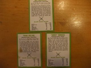 seven 1963 Fleer ten 1960 Sports Novelties Baseball trading cards found in attic 5