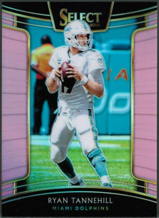 Ryan Tannehill 2018 Panini Select Concourse Pink Prizm Refractor 06/10