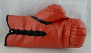 Buster Douglas Signed Everlast Red Boxing Glove W/ TYSON KO - JSA W Auth 7523 3