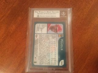 2001 Topps Chrome Traded T247 Albert Pujols Cardinals RC Rookie BGS 8 2