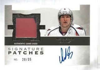 12 - 13 Upper Deck The Cup Alexander Ovechkin Auto Patch Relic D 28/35 Capitals