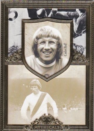 Colin Bell Man City 2016 Futera Gold Plated Mythical Card 5 Of 6 Worldwide