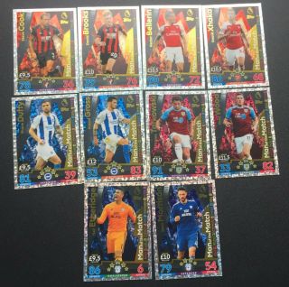 Match Attax 2018/19 18 19 Extra Man Of The Match Full Set - All 40 Cards