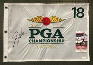 Jimmy Walker Signed 2016 Pga Championship Golf Pin Flag Autographed Jsa Auto