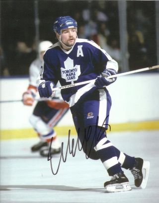 Wendel Clark Signed 8x10 Photo Exact Proof Autographed Toronto Maple Leafs 3