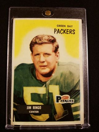 1955 Topps Jim Ringo Green Bay Packers Nfl Football Rare 70
