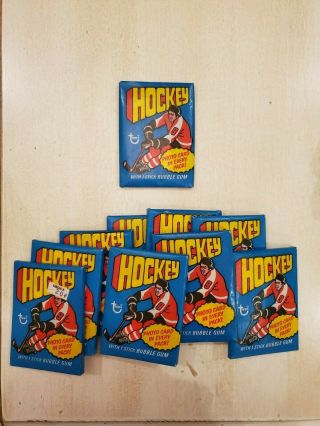 (1) 1976 - 77 Topps Hockey Wax Pack - Bryan Trottier Rc? Psa 10