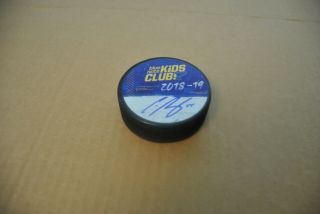 Colton Parayko Signed St Louis Blues Hockey Puck 2019 Stanley Cup Champions