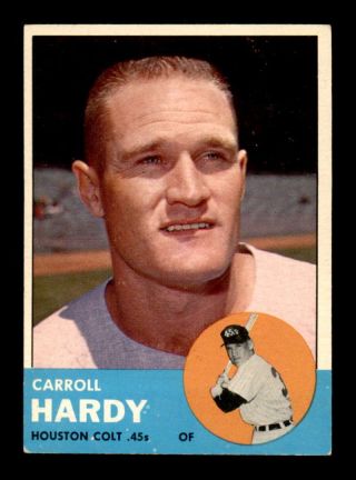 1963 Topps 468 Carroll Hardy Ex/ex,  X1625744