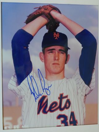Nolan Ryan York Mets Autographed 8x10 Photo