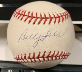Billy Loes Autographed/signed Brooklyn Dodgers 1955 World Series Champions Romlb