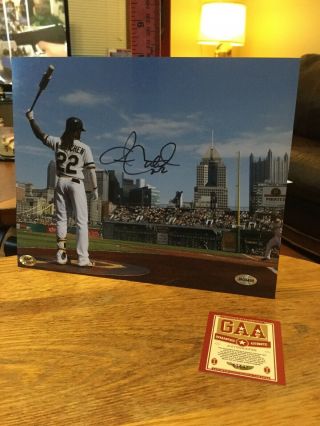 Andrew Mccutchen Pittsburgh Pirates Autographed Signed 8x10 Photo Mlb