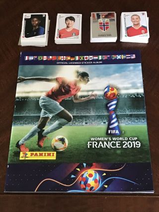 Panini Woman’s World Cup 2019 Album,  480 Stickers (complete Set)