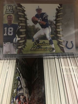 1998 Pacific Omega Football Complete Set Peyton Manning RC Rookie Card 101 2