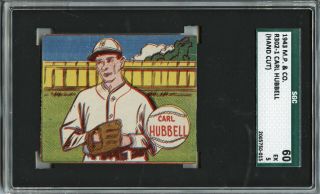 Carl Hubbell Hof 1943 Mp And Co.  R302 - 1 - Sgc 60