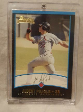 2001 Albert Pujols Bowman Rookie Card
