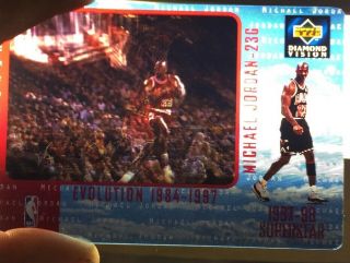 Michael Jordan 1997 Upper Deck Highlight Reel Motion Cards Complete Set Of 5 2