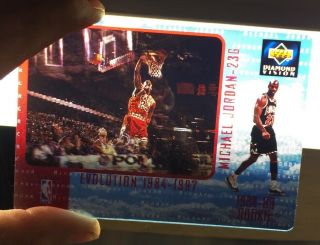 Michael Jordan 1997 Upper Deck Highlight Reel Motion Cards Complete Set Of 5 3