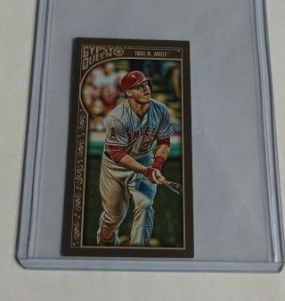 R8683 - Mike Trout - 2015 Topps Gypsy Queen - Mini - 1 - Angels -