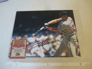 Jim Thome Cleveland Indians Signed Autographed 8x10 Photo Certified.