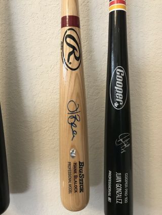 Rangers Hank Blalock Autographed Signed Rawlings Professional Model Bat