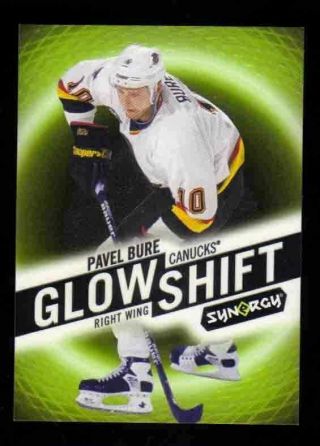 2018 - 19 Upper Deck Synergy Glow Shift Pavel Bure G - 18 Glows Vancouver Canucks