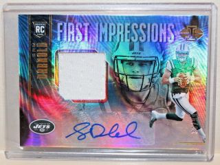 2018 Illusions Sam Darnold Auto Patch First Impressions Rc /99 Ny Jets