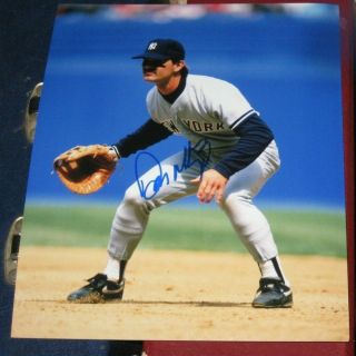 Don Mattingly York Yankees Signed Autographed 8x10 Photo Baseball Marlin