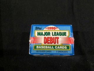 1990 Topps Major League Debut ‘1990 Factory Baseball Card Set Frank Thomas Rc