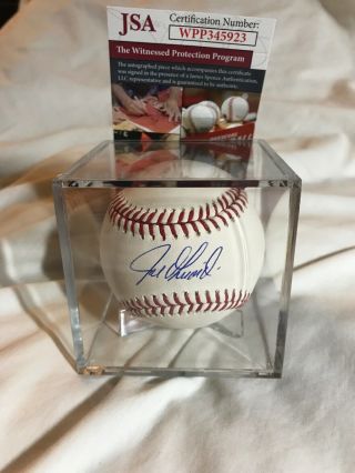 Joe Girardi Autographed Mlb Baseball Jsa York Yankees