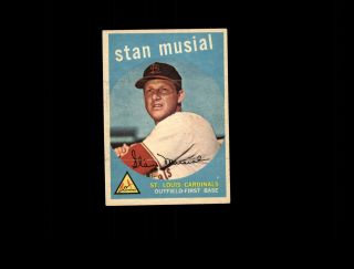1959 Topps 150 Stan Musial Ex D1,  023543