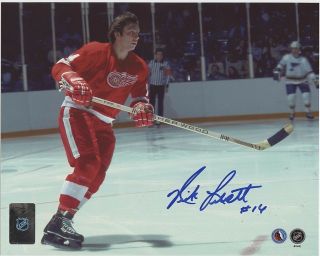 Nick Libett Detroit Red Wings Signed 8x10 Photo W/