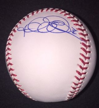 Jared Weaver Autographed Signed Baseball Omlb Psa/dna Angels Auto