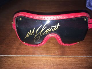 Mike Smith Jockey Justify Signed Goggles Horse Racing Pdjf Triple Crown