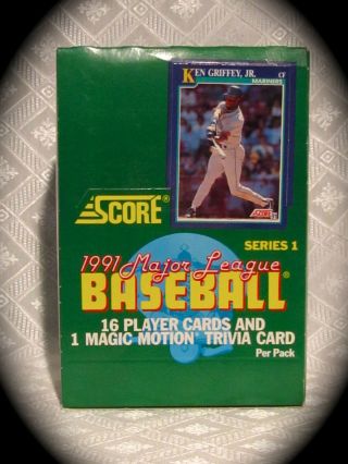 1991 Score Mlb Baseball Cards Factory Set - 36ct X17 Photo Cards - Series 1