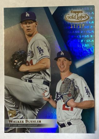 Walker Buehler 2018 Topps Gold Label Class 2 Rc Rookie Card 56 31/99