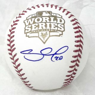 Pablo Sandoval Giants Signed 2012 World Series Game Baseball Jsa