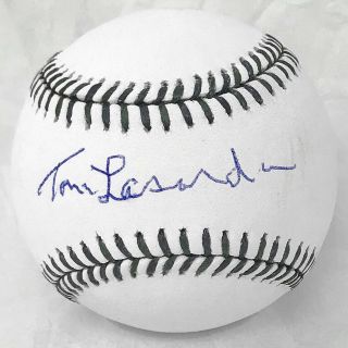 Tommy Lasorda Los Angeles Dodgers Autographed Memorial Day Game Baseball Jsa
