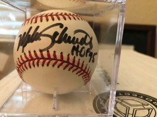 Phillies Hall Of Famer Mike Schmidt Signed Baseball With Hof 95 - Jsa Authentic