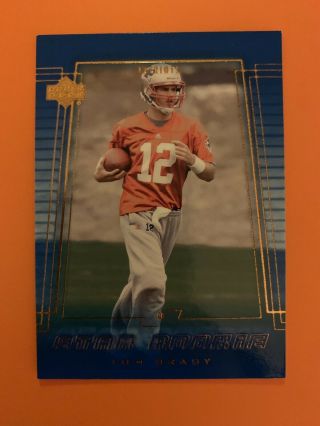 2000 Upper Deck Tom Brady England Patriots 254 Football Card