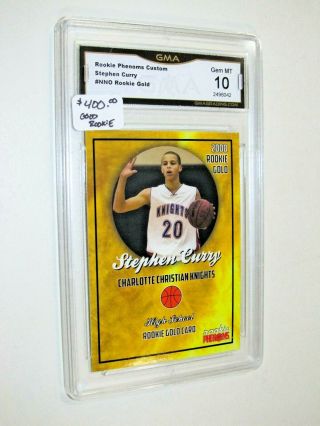 Stephen Curry 2008 Gold Sp Rookie Graded Gem 10 -