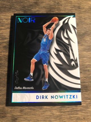 2018 - 19 Panini Noir - Dirk Nowitzki Base 1/1 - 1 Of 1