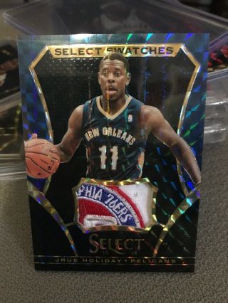 2013 - 14 Select Swatches Black Jrue Holiday 1/1 Sp Logo Patch - Pelicans