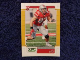 Nick Bosa Rookie Gold Parallel 2019 Score Rc San Francisco 49ers Ohio State
