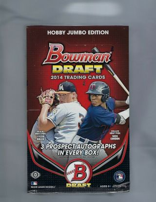 2014 Bowman Draft Picks And Prospects Baseball Jumbo Hobby Box Factory
